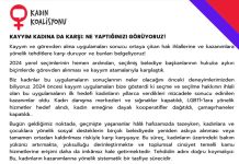 KAYYIM KADINA DA KARŞI: NE YAPTIĞINIZI GÖRÜYORUZ!